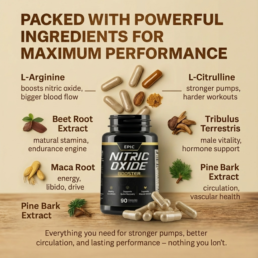 Nitric Oxide + Prostate Health - Ultimate Stack For Better Flow, Sleep, and Sex