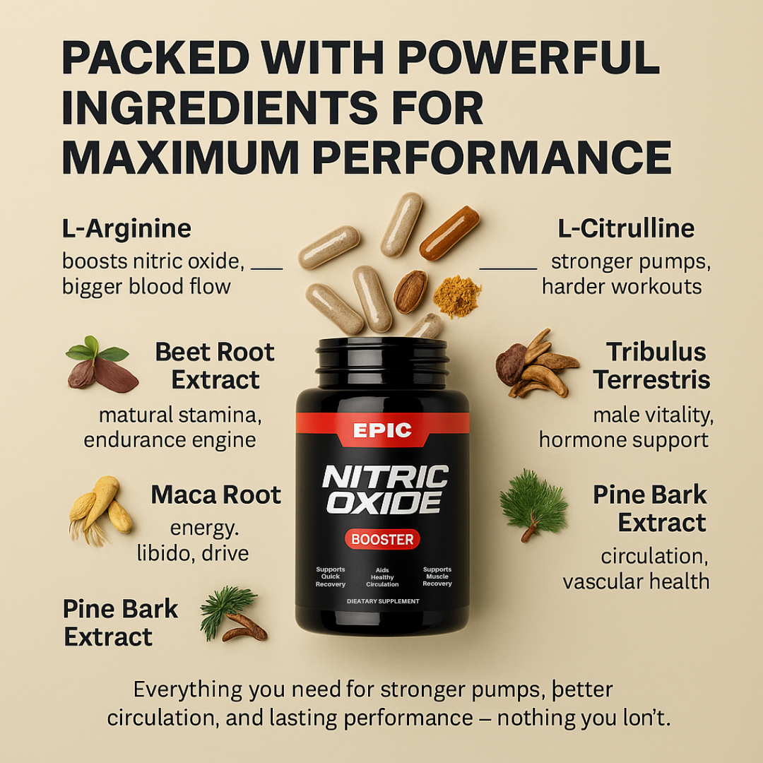 Nitric Oxide + Prostate Health - Ultimate Stack For Better Flow, Sleep, and Sex
