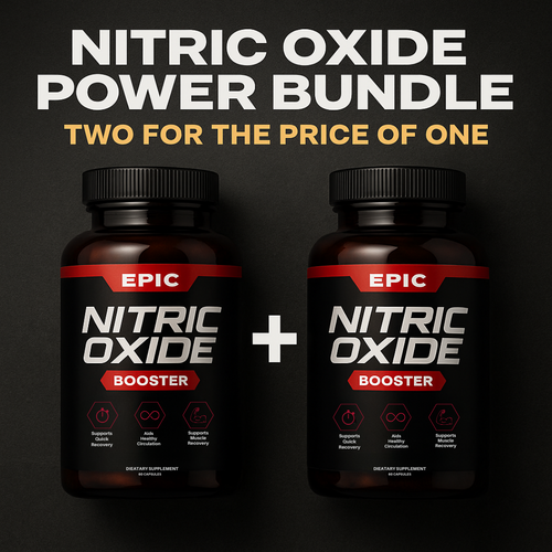 Nitric Oxide Booster 1+1 Bundle - Ultimate Stack for Male Performance