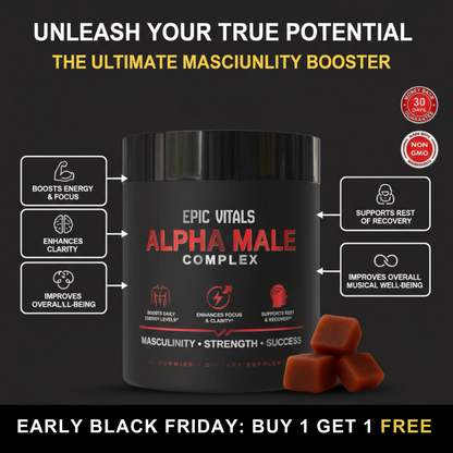 Alpha Male Complex | High-Potency Men's Performance