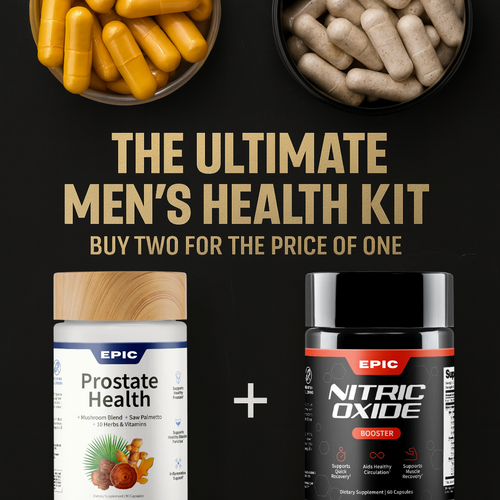 Nitric Oxide + Prostate Health - Ultimate Stack For Better Flow, Sleep, and Sex (Subscribe and Save)